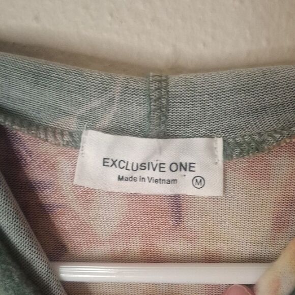 Exclusive One Floral Green Hoodie size medium - Picture 2 of 6